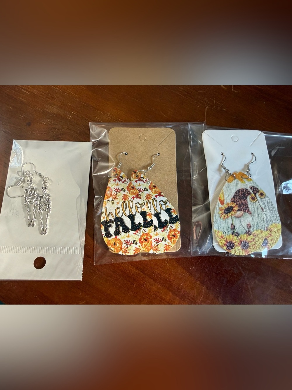 Fall Earrings 3pk